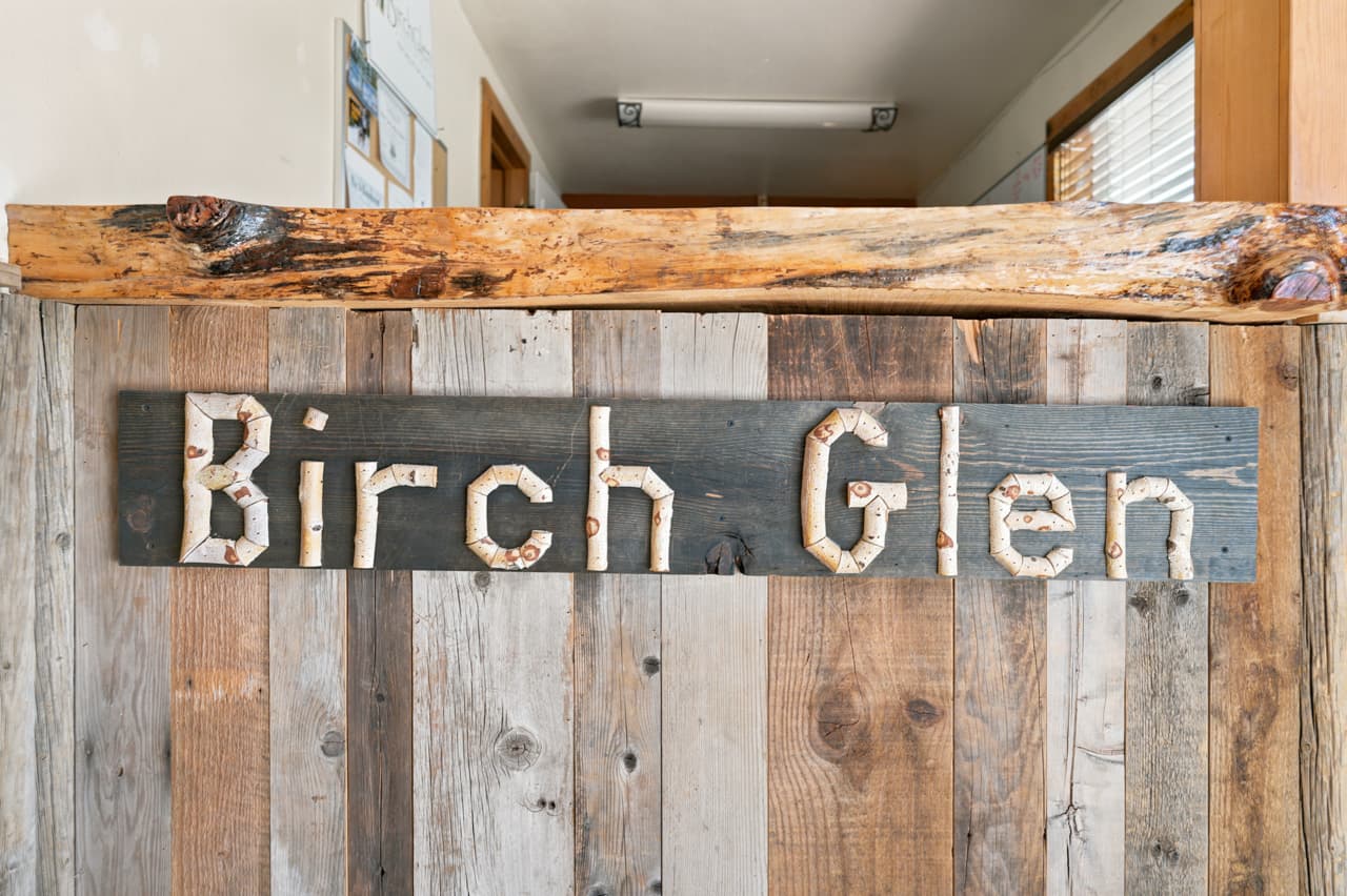Inside Birch Glen Lodge in Cascade, Idaho