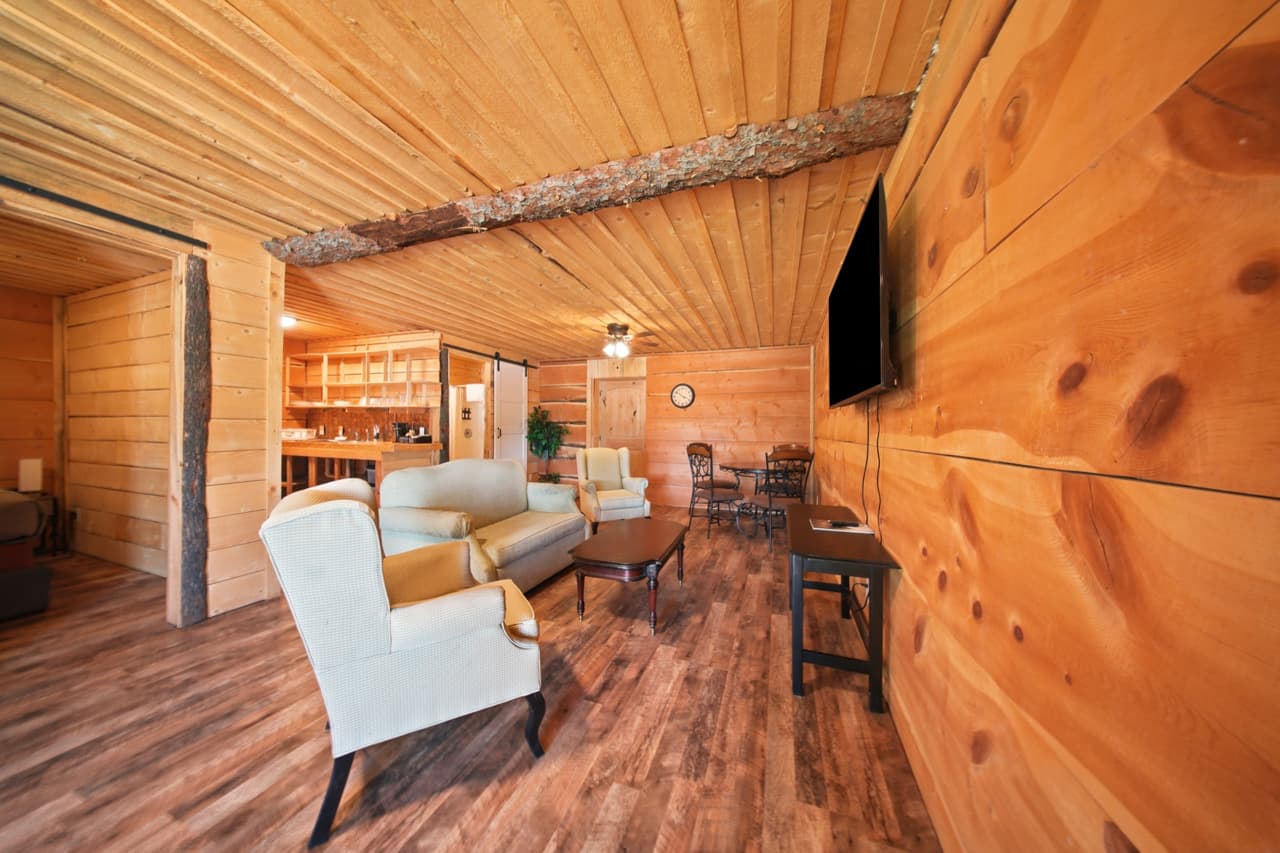 Private Upstairs Suite room at Birch Glen Lodge in Cascade, Idaho